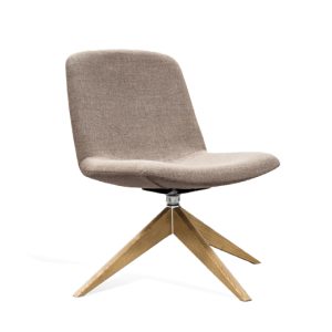 Avaleht armchair black in wood